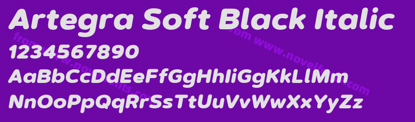 Artegra Soft Black ItalicPreview