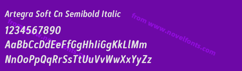 Artegra Soft Cn Semibold ItalicPreview Artegra Soft Cn Semibold ItalicPreview