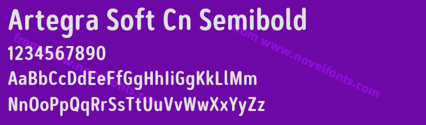 Artegra Soft Cn SemiboldPreview Artegra Soft Cn SemiboldPreview
