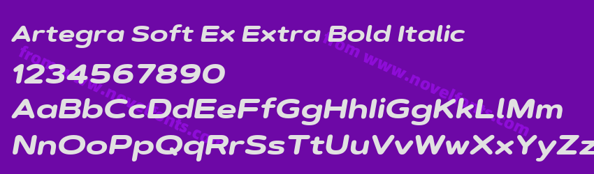 Artegra Soft Ex Extra Bold ItalicPreview Artegra Soft Ex Extra Bold ItalicPreview