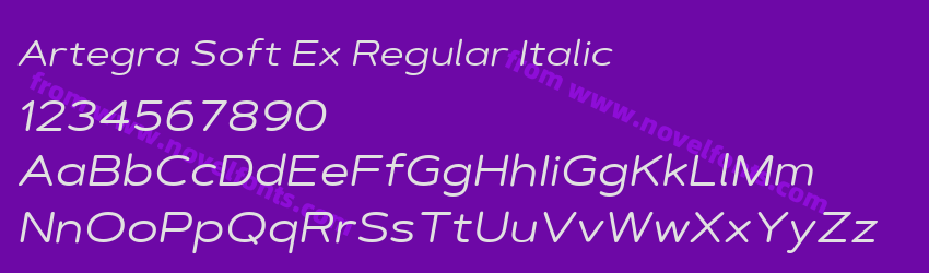 Artegra Soft Ex Regular ItalicPreview
