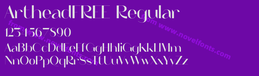 ArtheadFREE RegularPreview ArtheadFREE RegularPreview