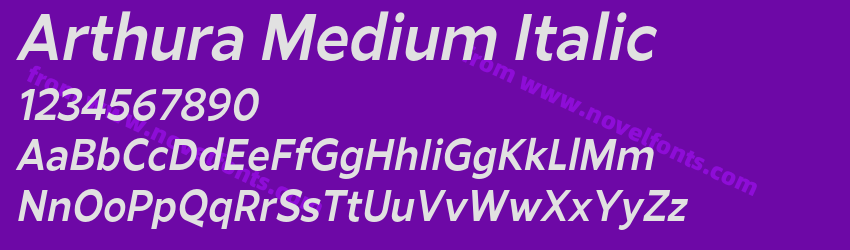 Arthura Medium ItalicPreview Arthura Medium ItalicPreview