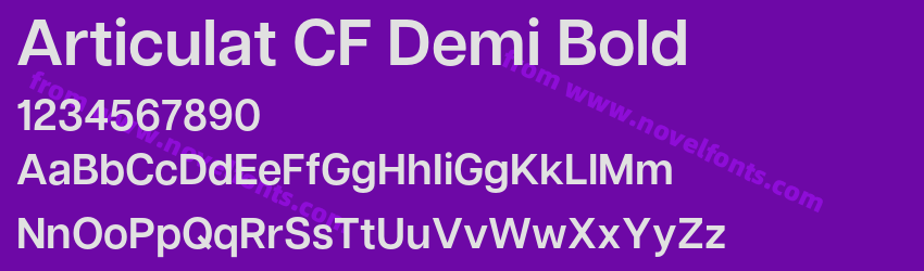 Articulat CF Demi BoldPreview
