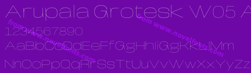 Arupala Grotesk W05 AirPreview Arupala Grotesk W05 AirPreview