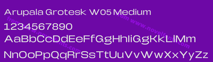 Arupala Grotesk W05 MediumPreview Arupala Grotesk W05 MediumPreview