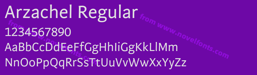 Arzachel RegularPreview Arzachel RegularPreview