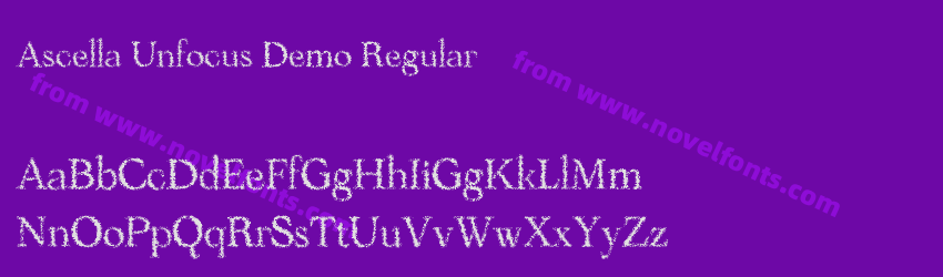 Ascella Unfocus Demo RegularPreview