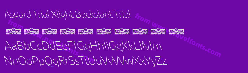 Asgard Trial Xlight Backslant TrialPreview Asgard Trial Xlight Backslant TrialPreview