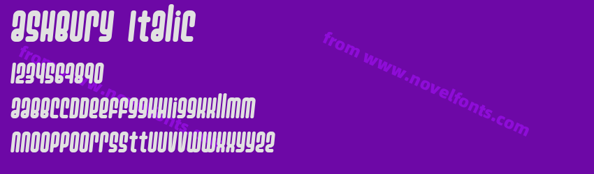 Ashbury ItalicPreview