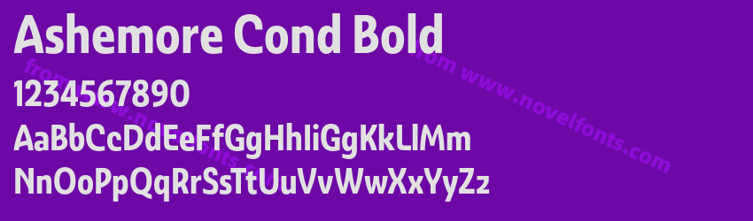 Ashemore Cond BoldPreview Ashemore Cond BoldPreview