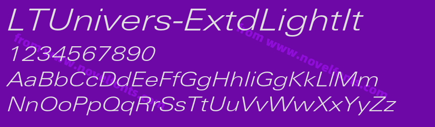 LTUnivers-ExtdLightItPreview