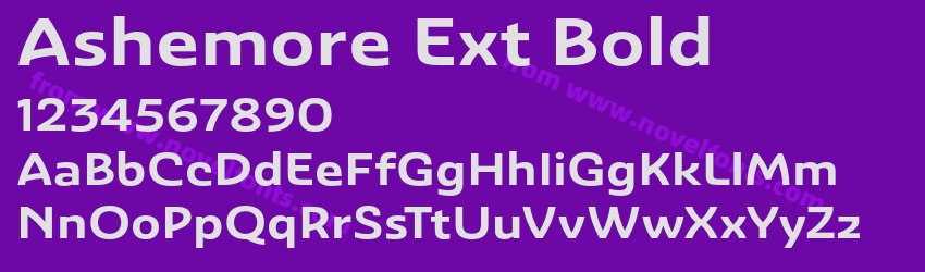 Ashemore Ext BoldPreview Ashemore Ext BoldPreview
