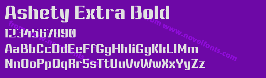 Ashety Extra BoldPreview