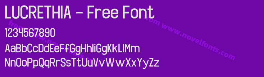 LUCRETHIA - Free FontPreview