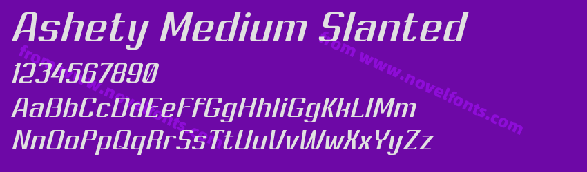 Ashety Medium SlantedPreview Ashety Medium SlantedPreview