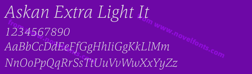 Askan Extra Light ItPreview
