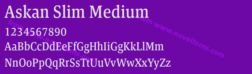 Askan Slim MediumPreview Askan Slim MediumPreview