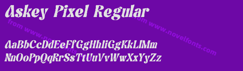 Askey Pixel RegularPreview