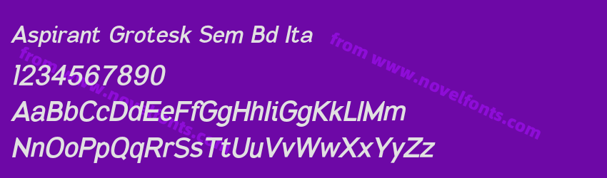 Aspirant Grotesk Sem Bd ItaPreview Aspirant Grotesk Sem Bd ItaPreview