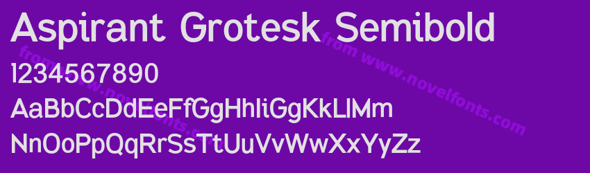 Aspirant Grotesk SemiboldPreview Aspirant Grotesk SemiboldPreview