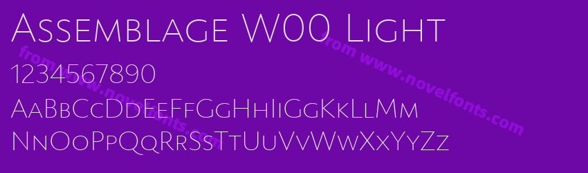 Assemblage W00 LightPreview Assemblage W00 LightPreview