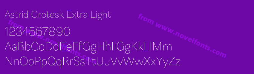 Astrid Grotesk Extra LightPreview Astrid Grotesk Extra LightPreview