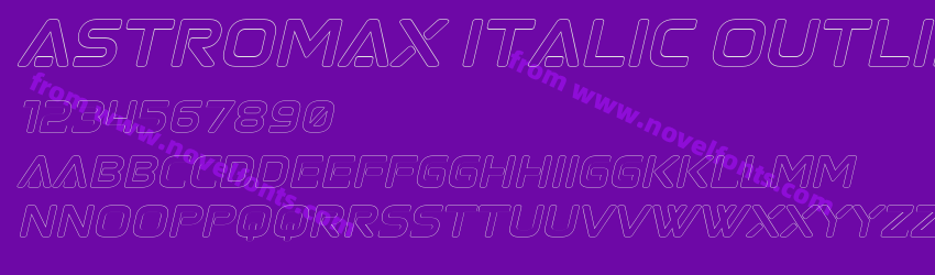 Astromax Italic OutlinePreview Astromax Italic OutlinePreview