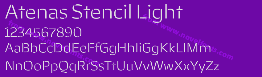 Atenas Stencil LightPreview Atenas Stencil LightPreview