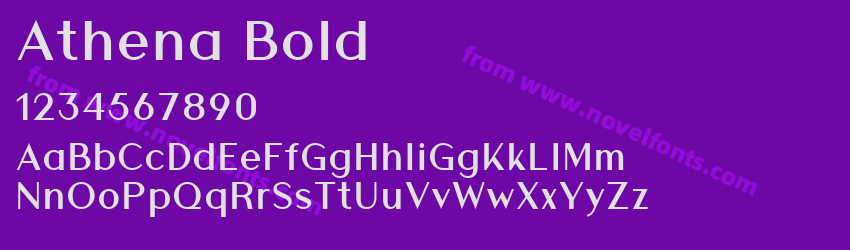 Athena BoldPreview