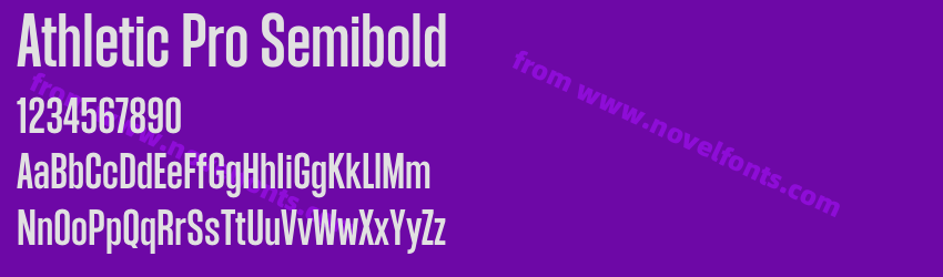Athletic Pro SemiboldPreview