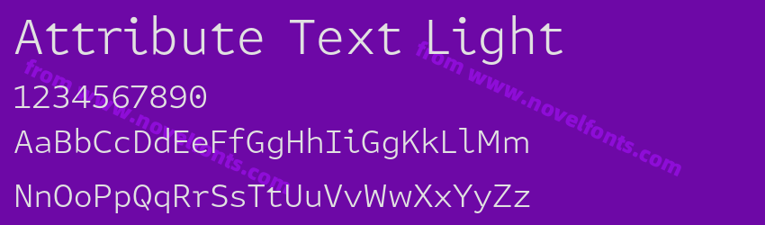 Attribute Text LightPreview