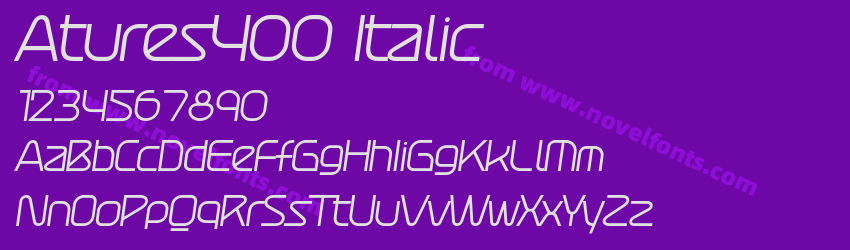 Atures400 ItalicPreview Atures400 ItalicPreview