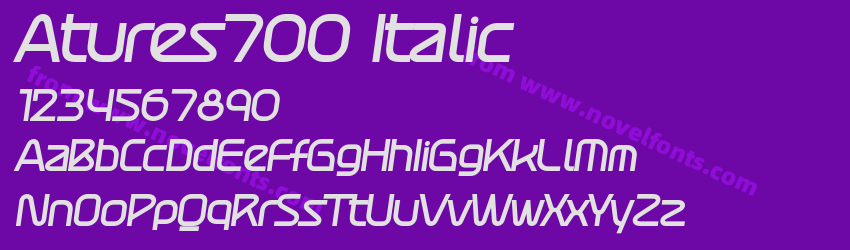 Atures700 ItalicPreview Atures700 ItalicPreview