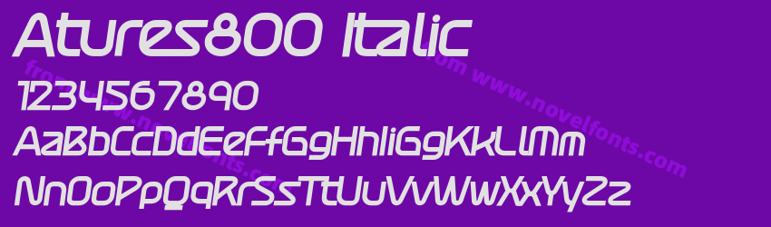 Atures800 ItalicPreview Atures800 ItalicPreview