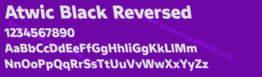 Atwic Black ReversedPreview Atwic Black ReversedPreview