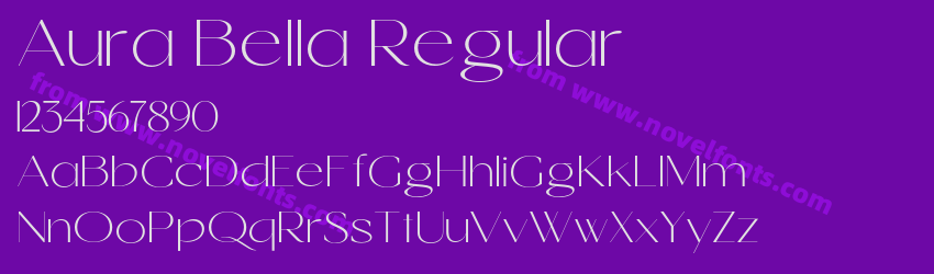 Aura Bella RegularPreview Aura Bella RegularPreview