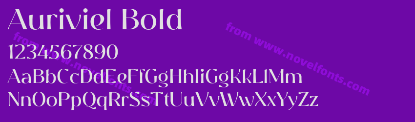 Auriviel BoldPreview