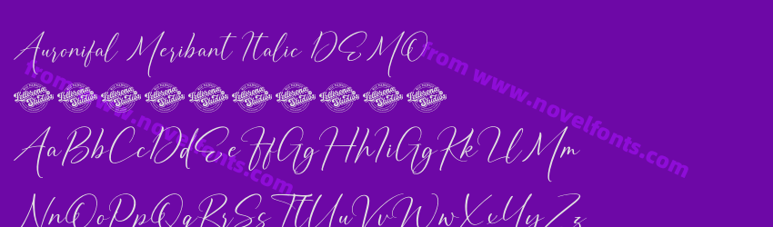 Auronifal Meribant Italic DEMOPreview Auronifal Meribant Italic DEMOPreview