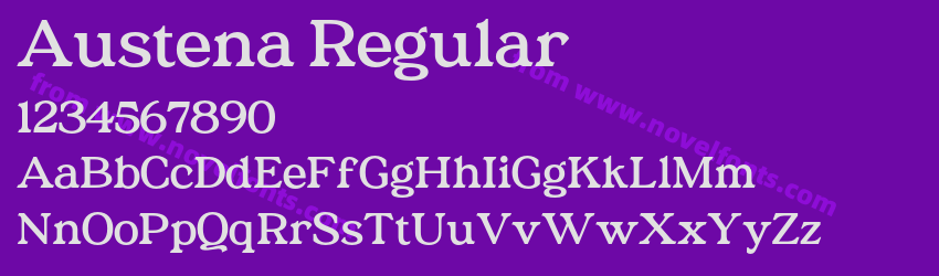 Austena RegularPreview Austena RegularPreview