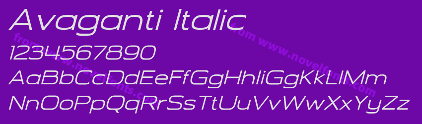 Avaganti ItalicPreview Avaganti ItalicPreview