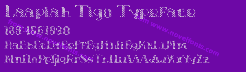 Laapiah Tigo TypefacePreview