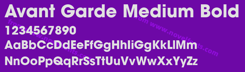 Avant Garde Medium BoldPreview Avant Garde Medium BoldPreview