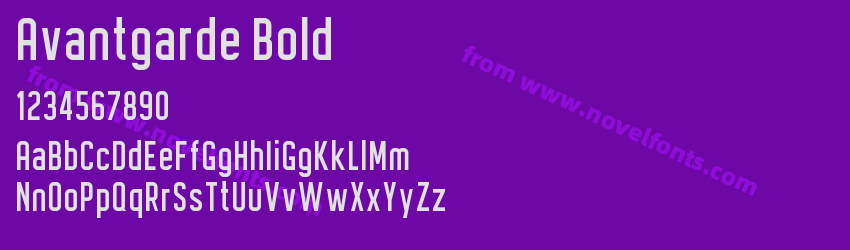 Avantgarde BoldPreview