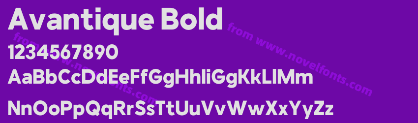 Avantique BoldPreview Avantique BoldPreview