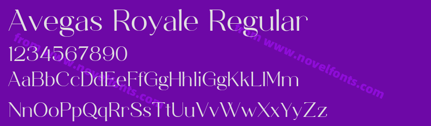 Avegas Royale RegularPreview Avegas Royale RegularPreview