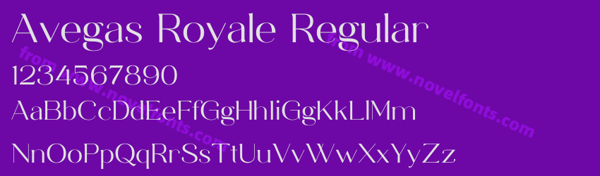 Avegas Royale RegularPreview Avegas Royale RegularPreview