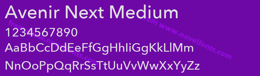 Avenir Next MediumPreview Avenir Next MediumPreview