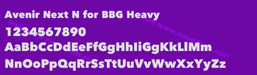 Avenir Next N for BBG HeavyPreview Avenir Next N for BBG HeavyPreview
