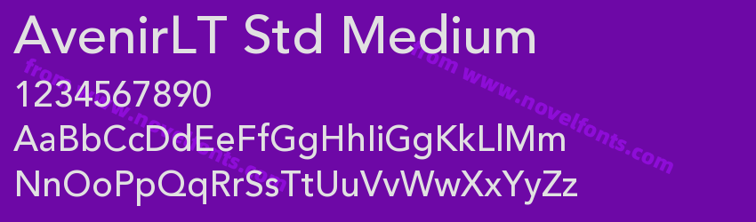 AvenirLT Std MediumPreview AvenirLT Std MediumPreview